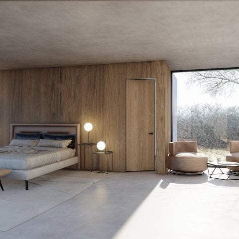 Gizli Kasalı Ahşap Kapı