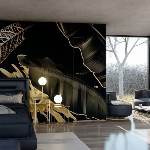 Gizli Kasalı Ahşap Kapı Astar Boyalı