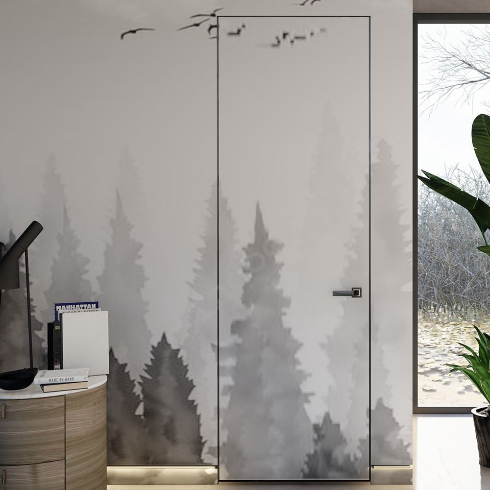 Gizli Kasalı Ahşap Kapı Astar Boyalı