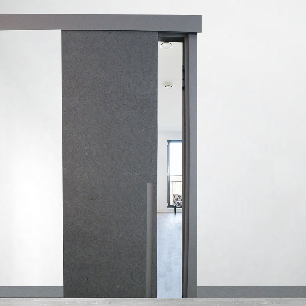 Side Model Yüzeysel Sürgülü Ahşap Kapı