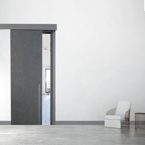 Side Model Yüzeysel Sürgülü Ahşap Kapı