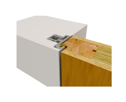 Gizli Kasalı Ahşap Kapı Doğal Ceviz