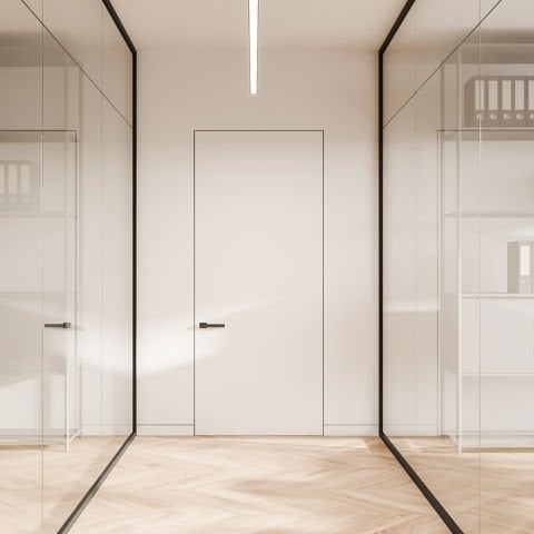 Gizli Kasalı Ahşap Kapı 44 mm