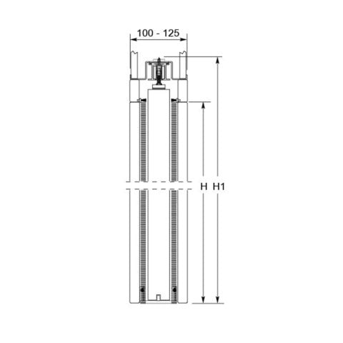 Gizli Kasalı Kayar Kapı