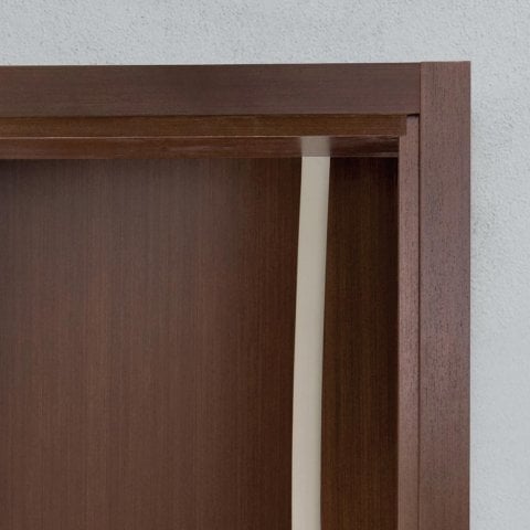İris Wenge80 Camlı Ahşap Kapı