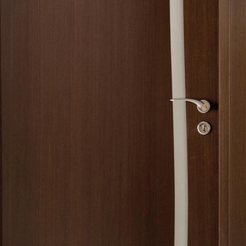 İris Wenge80 Camlı Ahşap Kapı