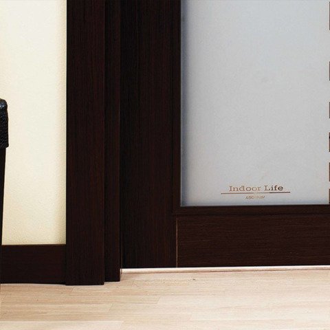 Sera Camlı Wenge 80 Ahşap Kapı