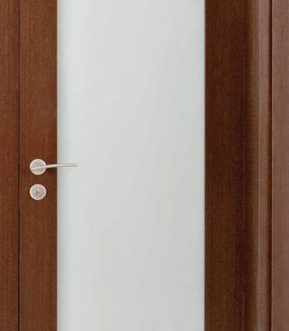 Melek Camlı 2 Kanat Wenge Ahşap Kapı