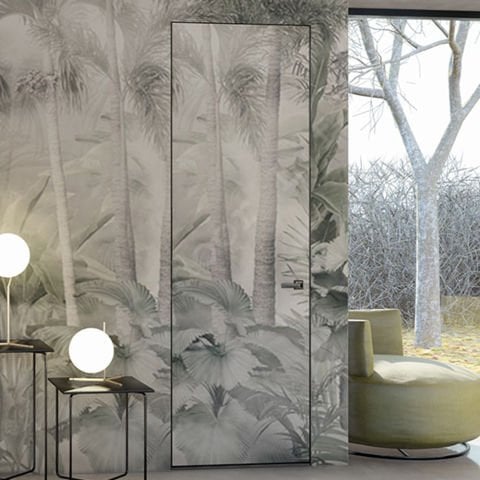 Gizli Kasalı Ahşap Kapı Astar Boyalı