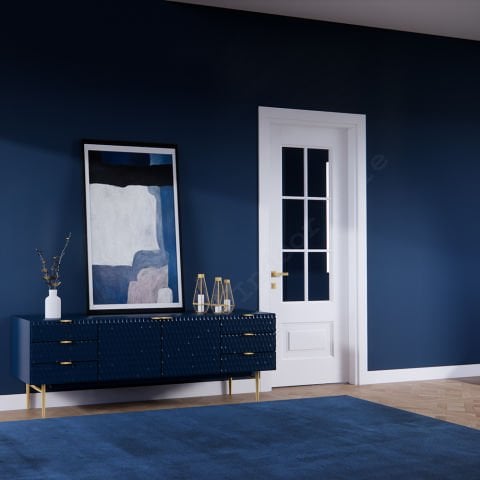 Troya Camlı Model Rall 9016 Lake Ahşap Kapı