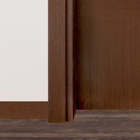 Tuek 3 Camlı Wenge 80 Ahşap Kapı