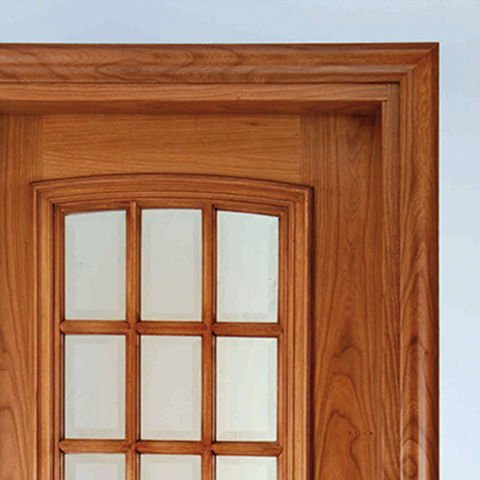 Fulya 12 Camlı Doğal Kiraz Ahşap Kapı