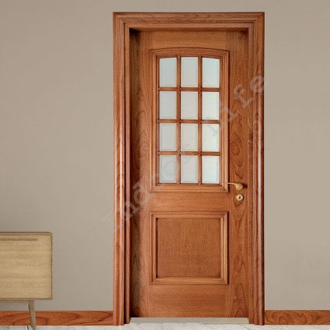 Selen 12 Camlı Doğal Kiraz Ahşap Kapı