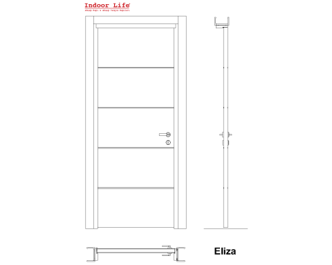 Eliza Ceviz 11 Ahşap Kapı