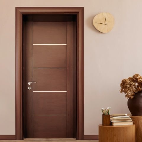 Sedef Wenge 80 Ahşap Kapı