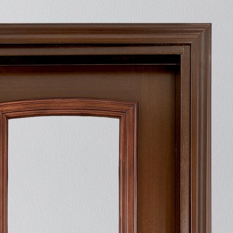 Rena Tek Camlı Wenge 80 Ahşap Kapı
