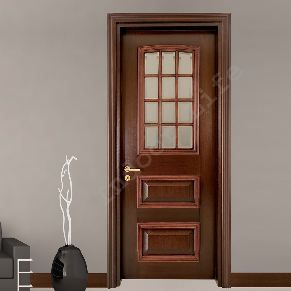 Rena 12 Camlı Wenge 80 Ahşap Kapı