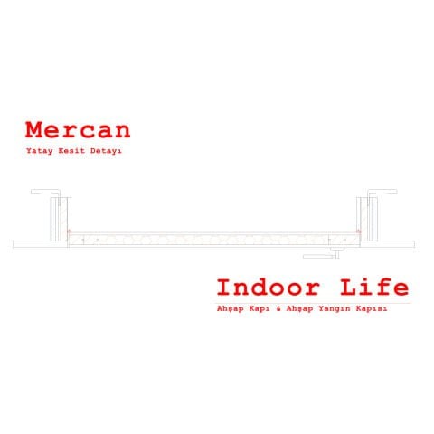 Mercan Model Ahşap Kapı
