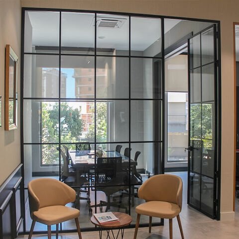 Piazza Alüminyum Profil Cam Kanat Açılır Kapı