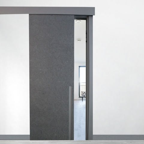 Side Model Yüzeysel Sürgülü Ahşap Kapı