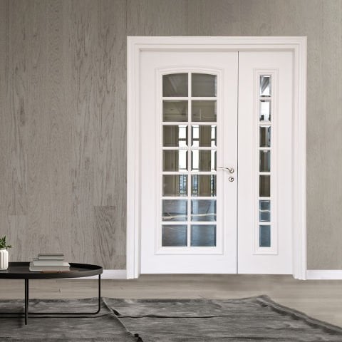Karan 14 Camlı 1,5 Kanat  Ahşap Kapı