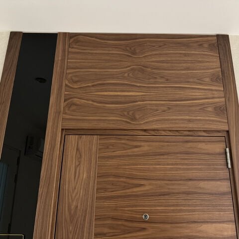 EI30-S-G 31 dB  Ses Yalıtımlı Yangına Dayanıklı Ahşap Kapı