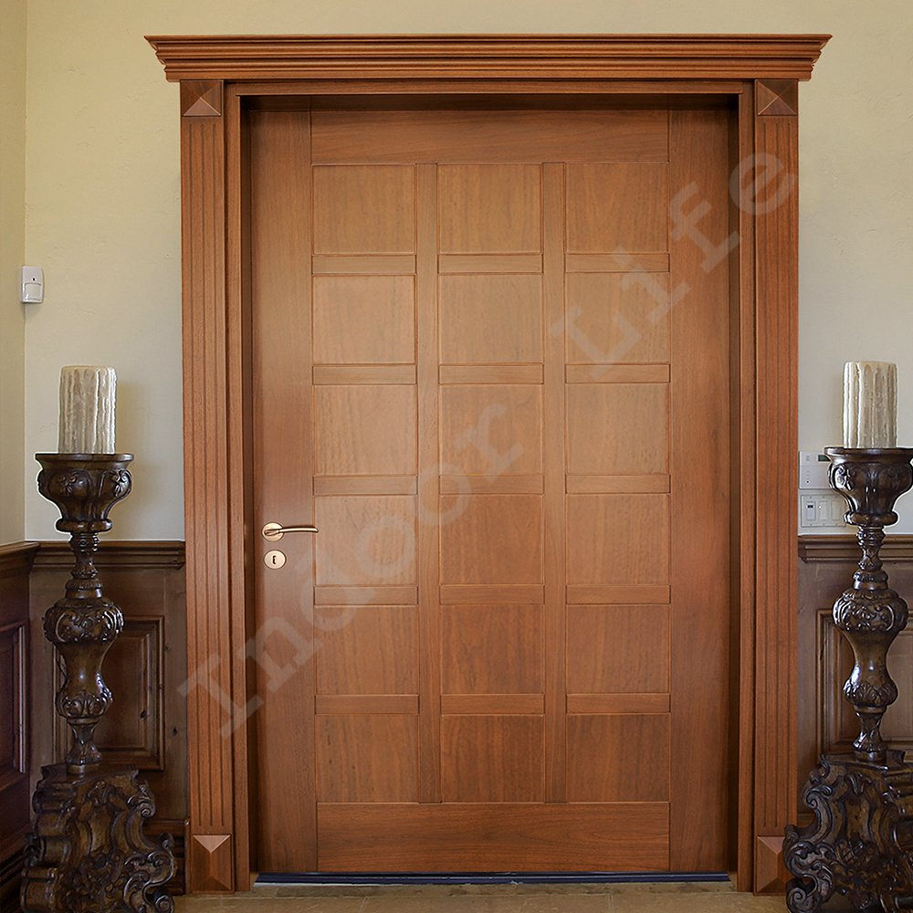 Özel Mekan Ahşap Kapı Doğal Ceviz