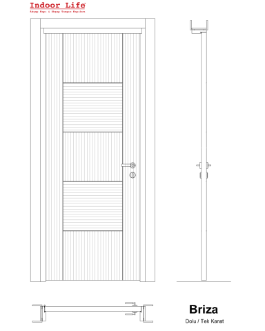 Briza Ceviz 11 Ahşap Kapı